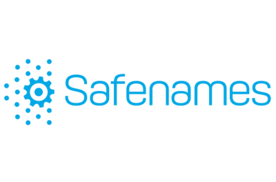Safenames logo primary blue